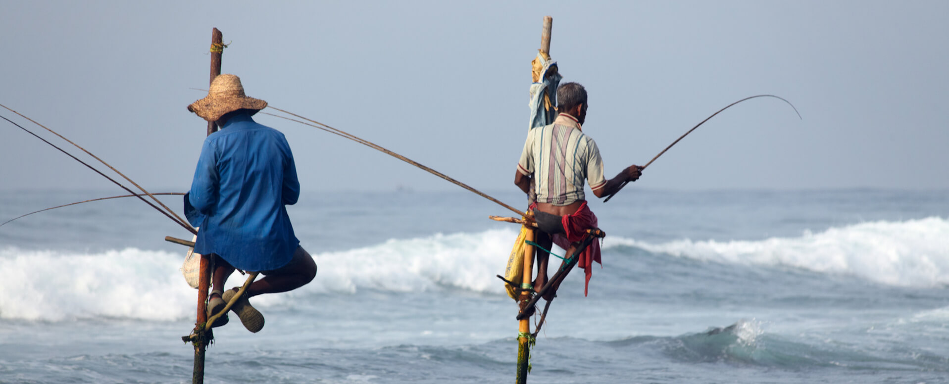 La pêche à Ahangama - Sri Lanka