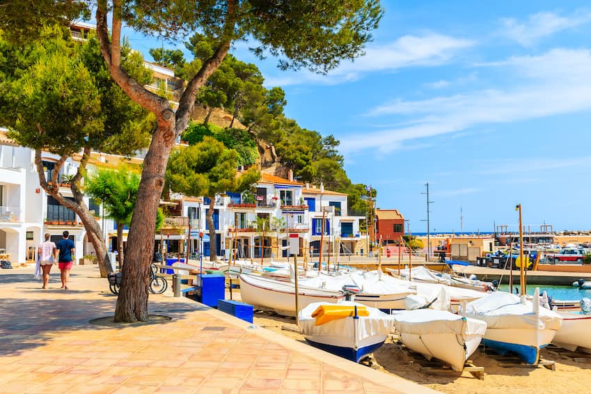 Calella de Palafrugell ou Llafranc, village côtier typique