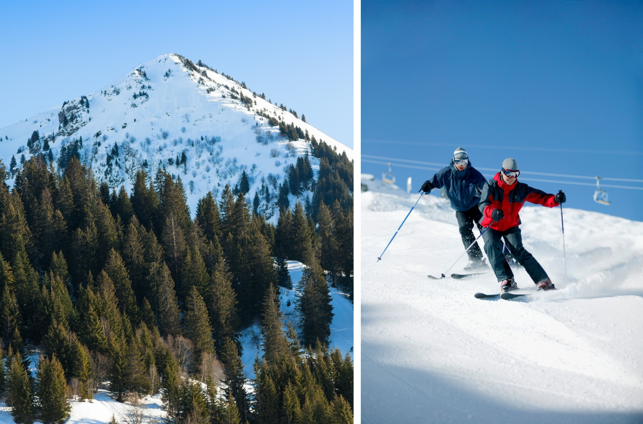 Megève et Portes du Mont-Blanc : ski et cours tous niveaux