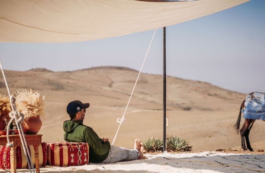 Hiver : entre soleil du désert et station de montagne