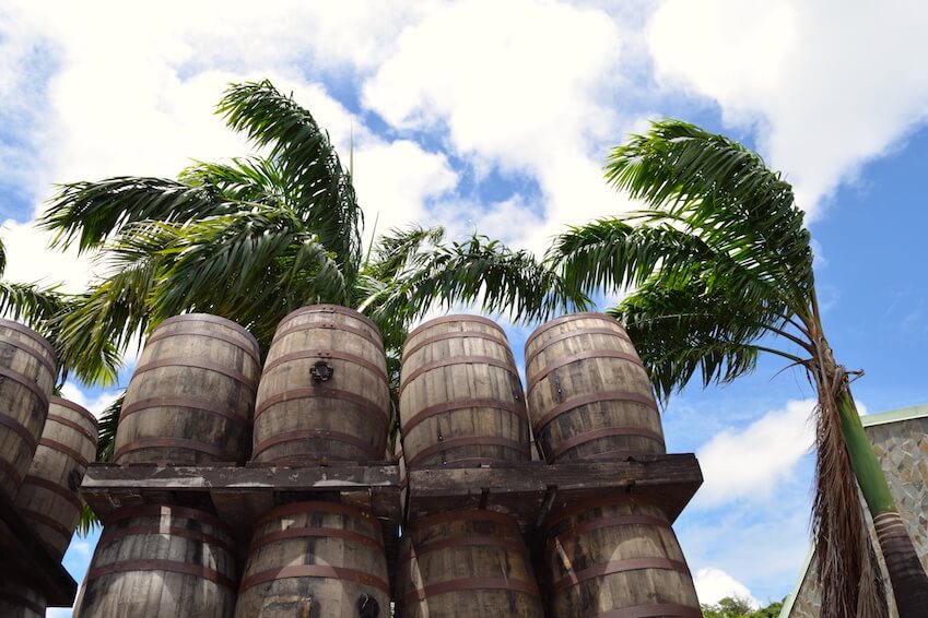 The rum distilleries