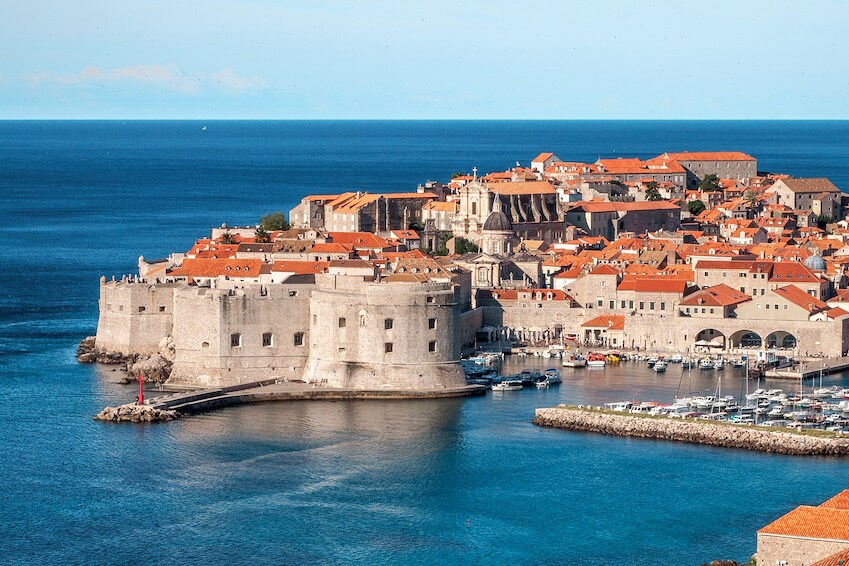 7) Admirer Dubrovnik vu du ciel