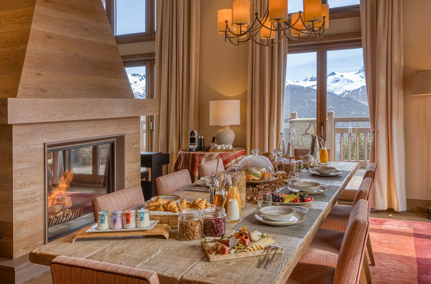 Villanovo dans les Alpes du Nord : chalets et conciergerie