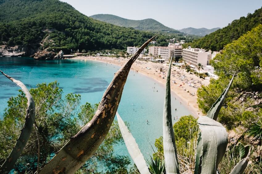 Le côté plus calme d'Ibiza