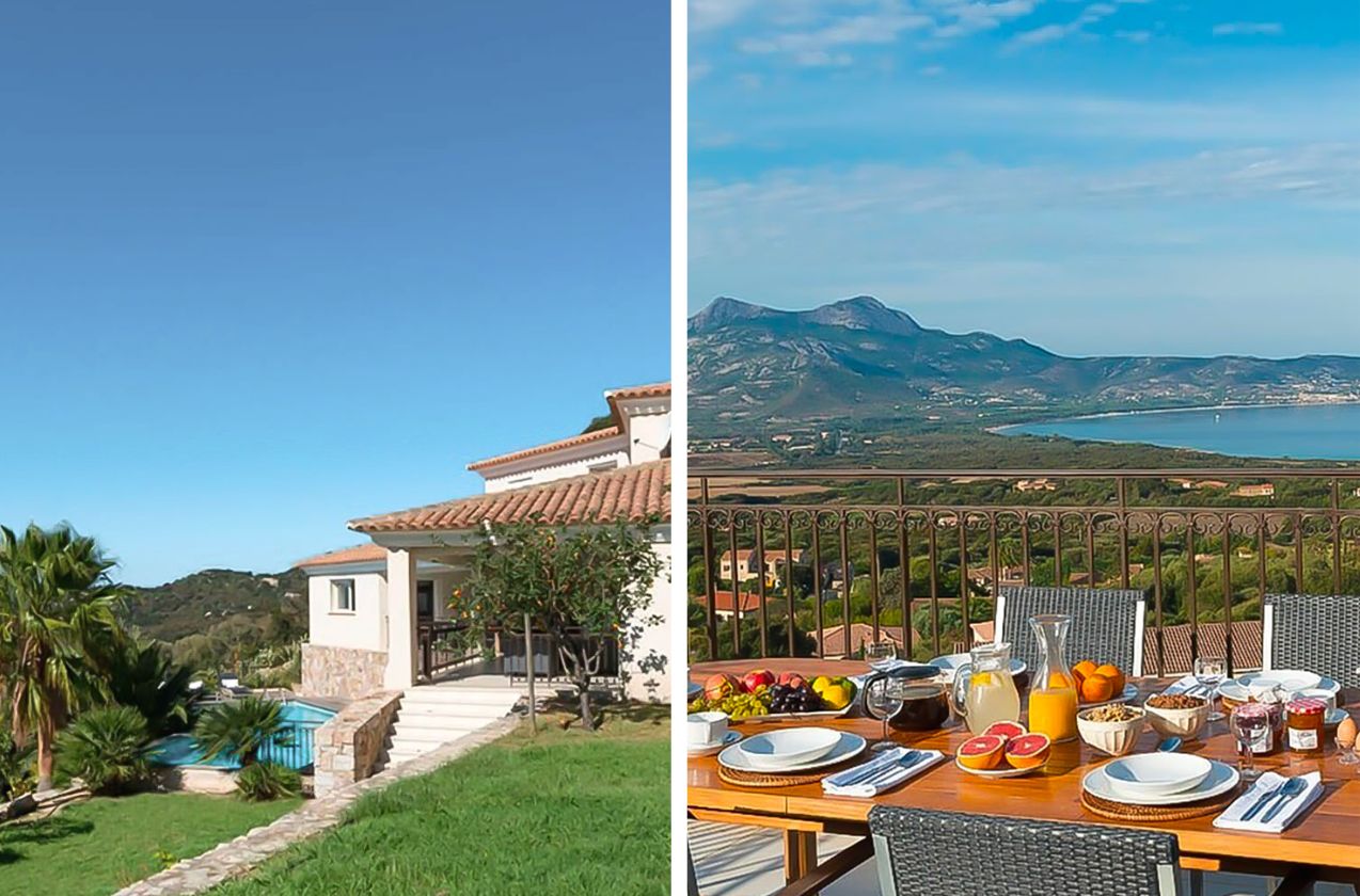 Villa Marcu : une villa de luxe avec vue sur la mer et les montagnes en Corse