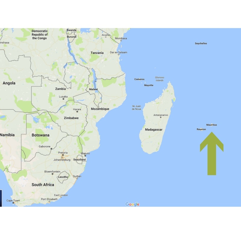 ile maurice carte du monde