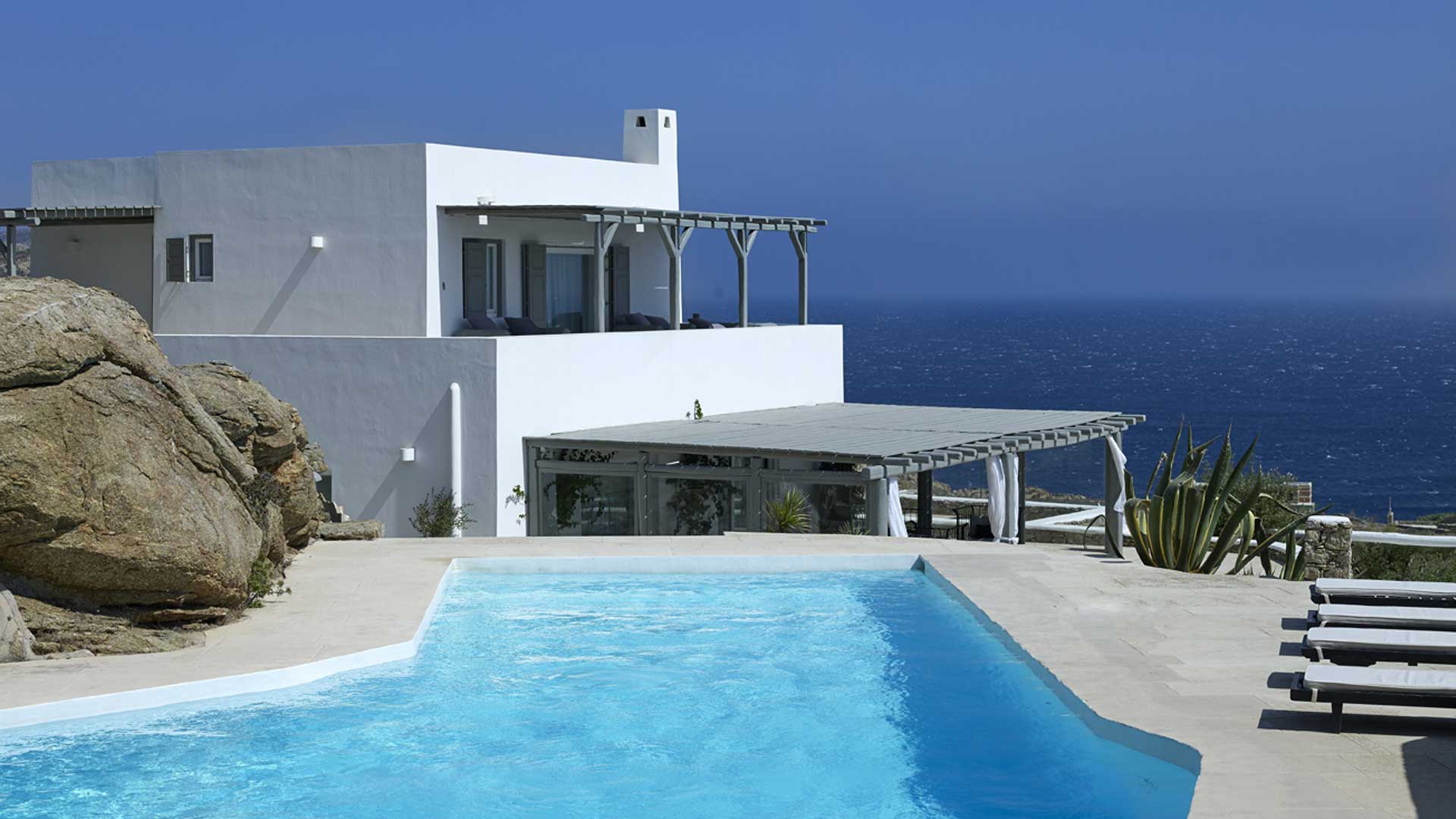 Mykonos Sea View Luxury Villa Swimming Pool Mykonos Sea View Luxury Villa Swimming Pool