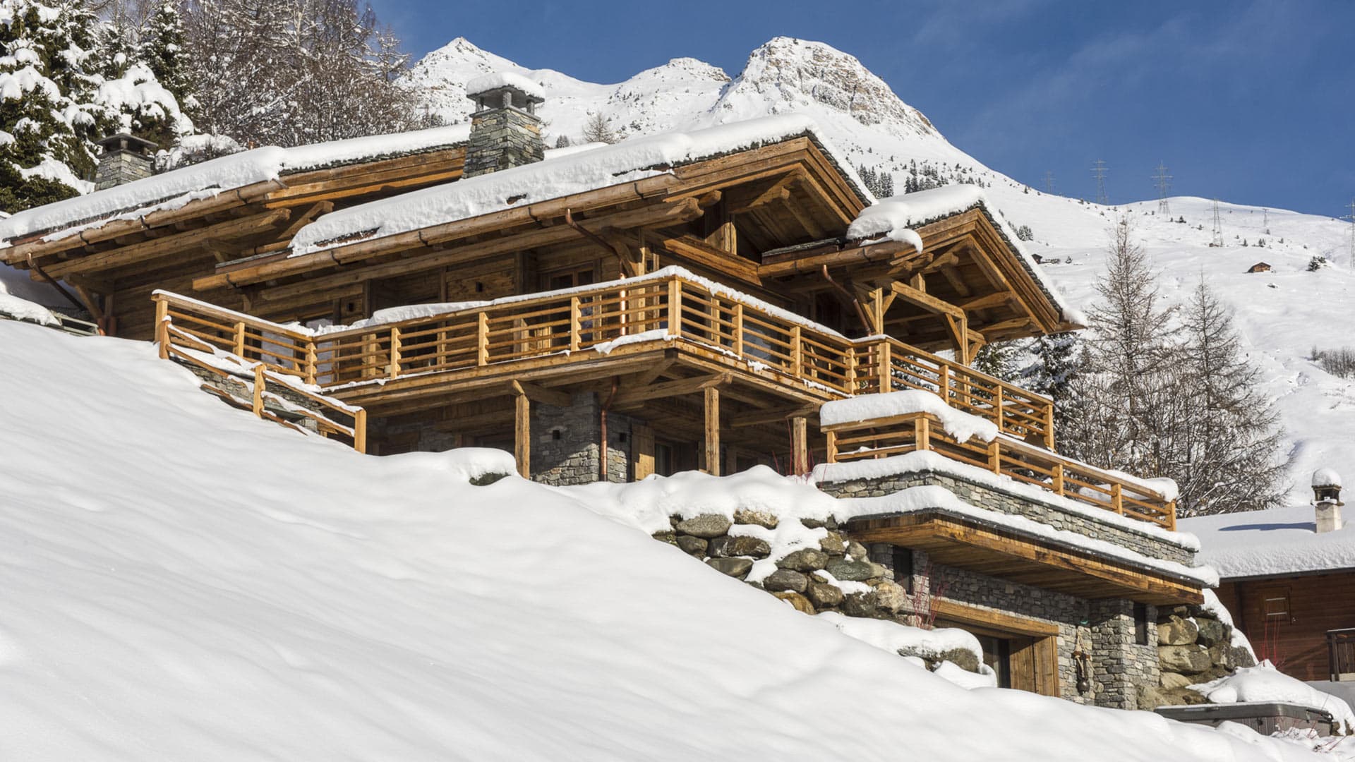 Villa Chalet Vino, Location à Alpes suisses