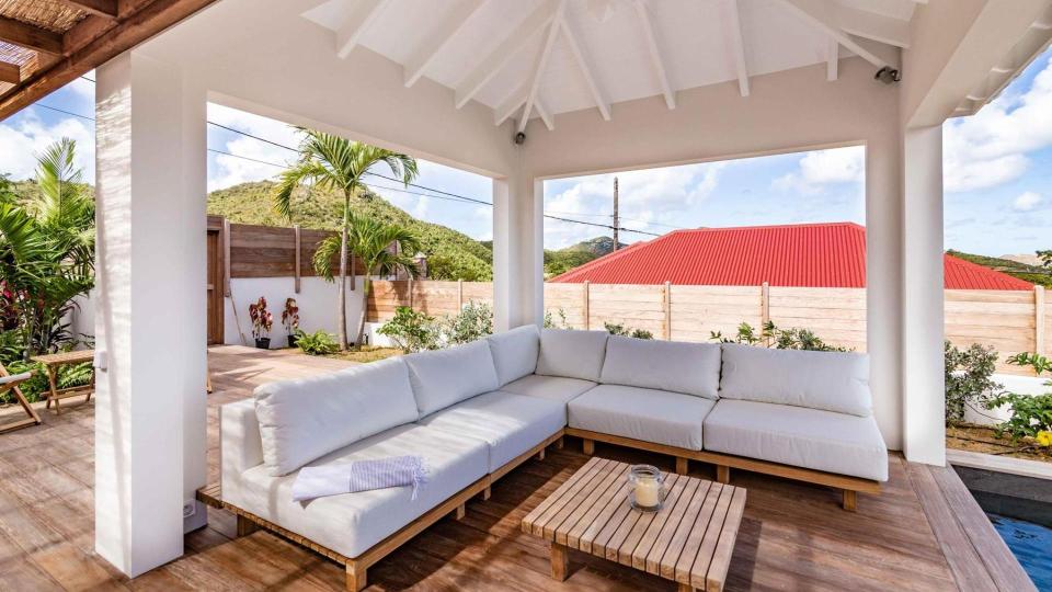 Au Paille en Queue Villa à louer à SaintBarthélemy Ouest, St Jean